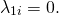  \begin{equation*} \lambda_{1i}&=&0 .\\ \end{equation*} 